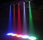 Projecteur LED RGB 3 en 1 Pinspot - Boule Disco Miroir - 5 Couleurs – Image 4
