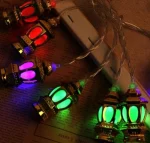 Guirlande lumineuse Led en Plastique pour Décoration du Ramadan et De L’Aïd – 20 LED - 3M – Deux Modes D’éclairage