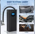 Pompe À Pneus Portable - Haute Qualité - 120 W - Affichage clair - Rechargeable – Image 6