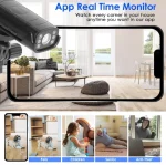 Caméra Arrière - Détection Vocale - Connectivité Wi-Fi - Haute Résolution 1080P - Grand Angle De Vision – Image 7