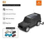 Baffle Bluetooth 3D Portable - Forme De Voiture - Alimentation Solaire - Rechargeable - Radio FM - Port USB – Image 3