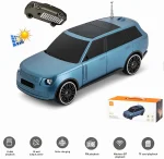 Baffle Bluetooth 3D Portable - Forme De Voiture - Alimentation Solaire - Rechargeable - Radio FM - Port USB