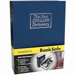 Coffre-Fort Créatif En Forme Livre – Avec 2 Clés – 265 × 200 × 65 Mm - Bleu – Image 6