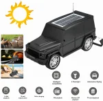 Baffle Bluetooth 3D Portable - Forme De Voiture - Alimentation Solaire - Rechargeable - Radio FM - Port USB