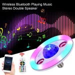 Veilleuse LED - Bluetooth Avec Deux Haut-Parleurs - 36 Watt - Télécommande – Image 2