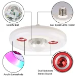 Veilleuse LED - Bluetooth Avec Deux Haut-Parleurs - 36 Watt - Télécommande – Image 9