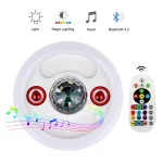 Veilleuse LED - Bluetooth Avec Deux Haut-Parleurs - 36 Watt - Télécommande – Image 8
