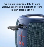 Haut-parleur Bluetooth - Portable - Originale - Couleur RGB - Connexion Basse - Etanche – Image 3