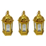 Lot de 10 Lanternes LED Ramadan Dorées - Décoration Festive - Intérieure & Extérieure – Image 3