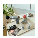 Pistolet De Massage - Moteur à Couple Élevé Avec Impact Réel - 3200 Coups Par Minute - 4 Têtes Pour Tout Le Corps - Avec Masseur De Cou – Image 2