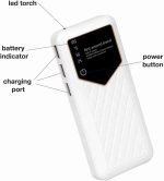 Power Bank avec 4 Sorties et 3 Entrées- D-POWER Batterie Externe 20000mAh Batterie Portable USB C – Image 2