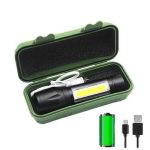 Lampe De Poche Portable - Haute Puissance - Zoom Focus Mini XP-G Q5 Led Réglable - Etanche - Rechargeable