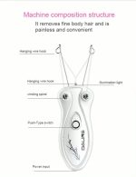 Épilateur Électrique - Avec Fil de Coton Pour Femme - Ne Laisse Aucun Poil – Image 5