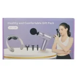 Pistolet De Massage - Moteur à Couple Élevé Avec Impact Réel - 3200 Coups Par Minute - 4 Têtes Pour Tout Le Corps - Avec Masseur De Cou - Noir – Image 2