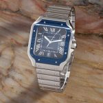 Montres Carrées Pour Homme - Chiffres Romains - Guichets De Date - Mécanique Automatique - Résistante à L'eau