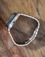 Montre Carrée Pour Homme - Chiffres Romains - Guichets De Date - Mécanique Automatique - Résistante à L'eau – Image 5