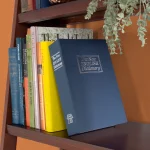 Coffre-Fort Créatif En Forme Livre – Avec 2 Clés – 265 × 200 × 65 Mm - Bleu – Image 5