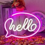 Enseigne Lumineuse Led En Néon (Hello) - USB - Décoration – Image 2