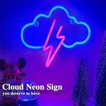 Enseigne Lumineuse Led En Néon (nuage)  - USB - Décoration