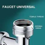 Rallonge De Robinet - 2 Modes De Pulvérisation - Fontaine De Salle De Bain - Extension D'inverseur - Rotation Universelle 1080° – Image 8