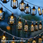 Guirlande lumineuse Led en Plastique pour Décoration du Ramadan et De L’Aïd – 20 LED - 3M – Deux Modes D’éclairage – Image 4