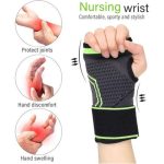 Gant De Poignet De Main Élastiqué Avec Fermeture Réglable - Confortable – Image 3