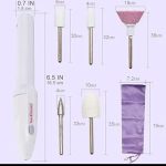 Kit De Manucure et De Pédicure Électrique 5 en 1- Appareil Alimenté Par Batterie - Blanc – Image 5