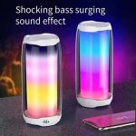 Haut-parleur - Speaker Sans Fil - Carte Son Moniteur De Jeu Mobile Coloré - Blanc – Image 3