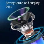 Haut-parleur - Speaker Sans Fil - Carte Son Moniteur De Jeu Mobile Coloré - Blanc – Image 6