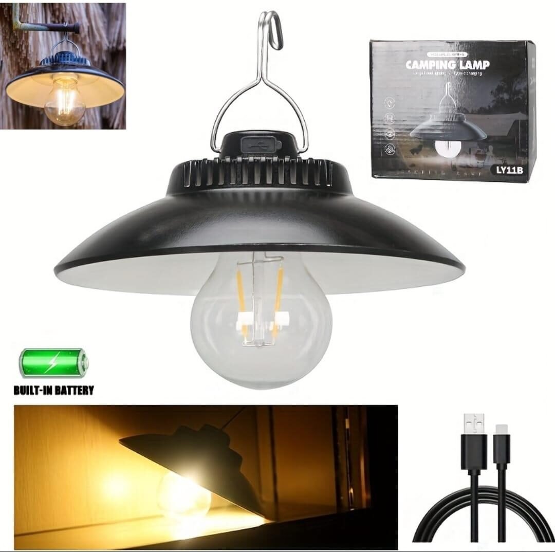 gvc.product.image_.1721747759269.e19c590c-d577-46e3-8718-4ed4a9379dab-1-e1731165608213.jpeg Lampe LED Suspendue Pour Camping - Lumière Chaude - Légère - Portable - Chargeur USB - Crochet – Image 1