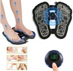 Masseur De Pieds Électrique - Stimulateur Musculaire Portable et Pliable