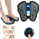 Masseur De Pieds Électrique - Stimulateur Musculaire Portable et Pliable
