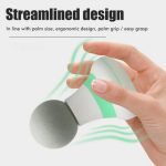 Pistolet De Massage Portable à 6 Vitesses - Rechargeable - Gris et Vert  – Image 7