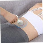 Pistolet De Massage Portable à 6 Vitesses - Rechargeable - Gris et Vert  – Image 4