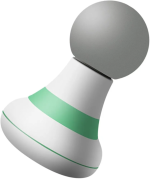 Pistolet De Massage Portable à 6 Vitesses - Rechargeable - Gris et Vert  – Image 3