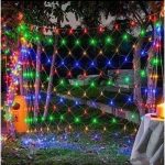 Guirlande Filet Led - 2M×2M - Étanche  - 220 V - 8 Modes D'éclairage - Multicolore