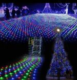 Guirlande Filet Led - 2M×2M - Étanche  - 220 V - 8 Modes D'éclairage - Multicolore – Image 4