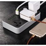 Prise D'extension De Courant - Antistatique - Comprend 6 Ports USBet 3 Prises Britanniques - Rallonge De 3 Metres – Image 7