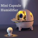 Capsule Humidificateur D'air À Ultrasons Avec Lumière LED Décoratif - USB