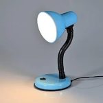 Lampe De Bureau De Table Avec Interrupteur - Bleu – Image 2