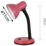 Lampe De Bureau De Table Avec Interrupteur - Rouge – Image 2