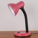 Lampe De Bureau De Table Avec Interrupteur - Rouge – Image 3