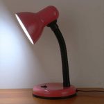 Lampe De Bureau De Table Avec Interrupteur - Rouge – Image 5