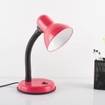 Lampe De Bureau De Table Avec Interrupteur - Rouge – Image 6