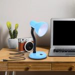 Lampe De Bureau De Table Avec Interrupteur - Bleu