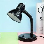 Lampe De Bureau De Table Avec Interrupteur - Noir