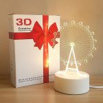 Veilleuse 3D En Forme Parc D'attractions - LED - USB Power - Lampe Décoratif