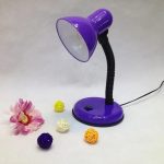 Lampe De Bureau De Table Avec Interrupteur - Violet – Image 2