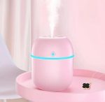 Petit Humidificateur D'air - Maison Et Voiture - Diffuseur D'huiles Aromatiques Àultrasons - Brume Muette - Rose