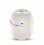 Petit Humidificateur D'air - Maison Et Voiture - Diffuseur D'huiles Aromatiques Àultrasons - Brume Muette - Blanc – Image 3